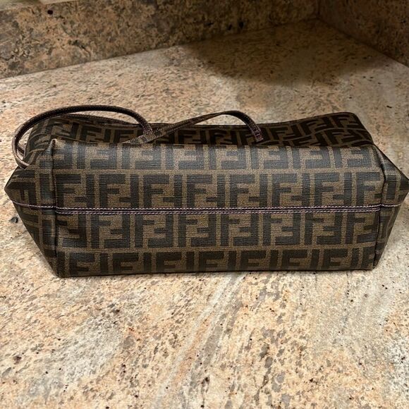 Fendi Roll Tote Zucca Coated Canvas Bag - Picture 10 of 16